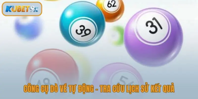 Công cụ dò vé Mega 6/45 tự động giúp đối chiếu bộ số